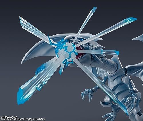 BANDAI SPIRITS(バンダイ スピリッツ) S.H.モンスターアーツ 遊☆戯☆王デュエルモンスターズ 青眼の白龍 約220mm PVC&ABS製 塗装済み可動フィギュア - Image 2
