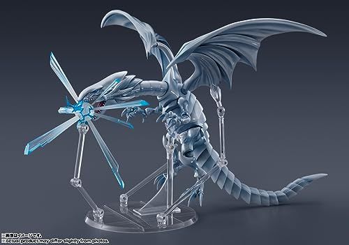 BANDAI SPIRITS(バンダイ スピリッツ) S.H.モンスターアーツ 遊☆戯☆王デュエルモンスターズ 青眼の白龍 約220mm PVC&ABS製 塗装済み可動フィギュア - Image 3