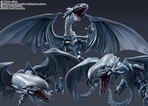 BANDAI SPIRITS(バンダイ スピリッツ) S.H.モンスターアーツ 遊☆戯☆王デュエルモンスターズ 青眼の白龍 約220mm PVC&ABS製 塗装済み可動フィギュア - Image 4