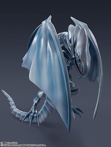 BANDAI SPIRITS(バンダイ スピリッツ) S.H.モンスターアーツ 遊☆戯☆王デュエルモンスターズ 青眼の白龍 約220mm PVC&ABS製 塗装済み可動フィギュア - Image 5