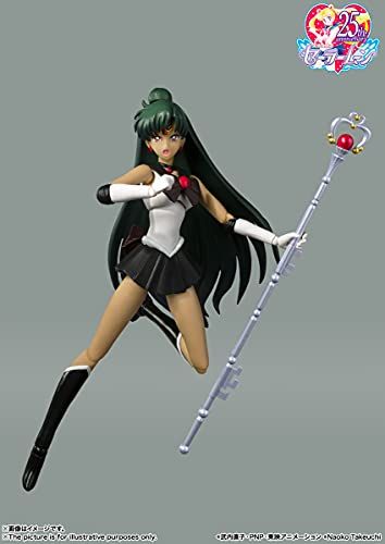 BANDAI SPIRITS S.H.フィギュアーツ 美少女戦士セーラームーンR セーラープルート -Animation Color Edition- 約150mm PVC&ABS製 塗装済み可動フィギュア - Image 3