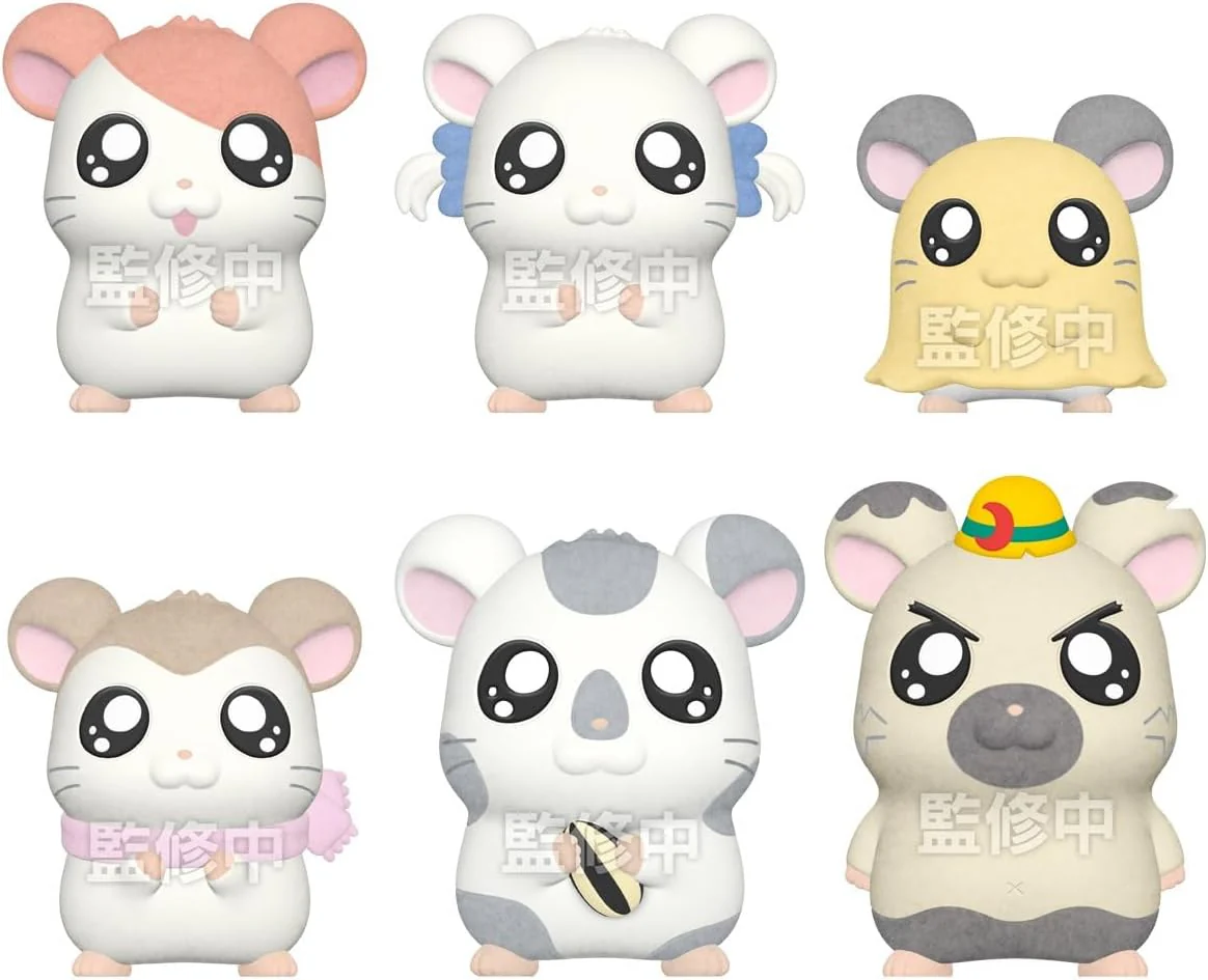 Bandai Tottoko Hamtaro Doll (set of 8)