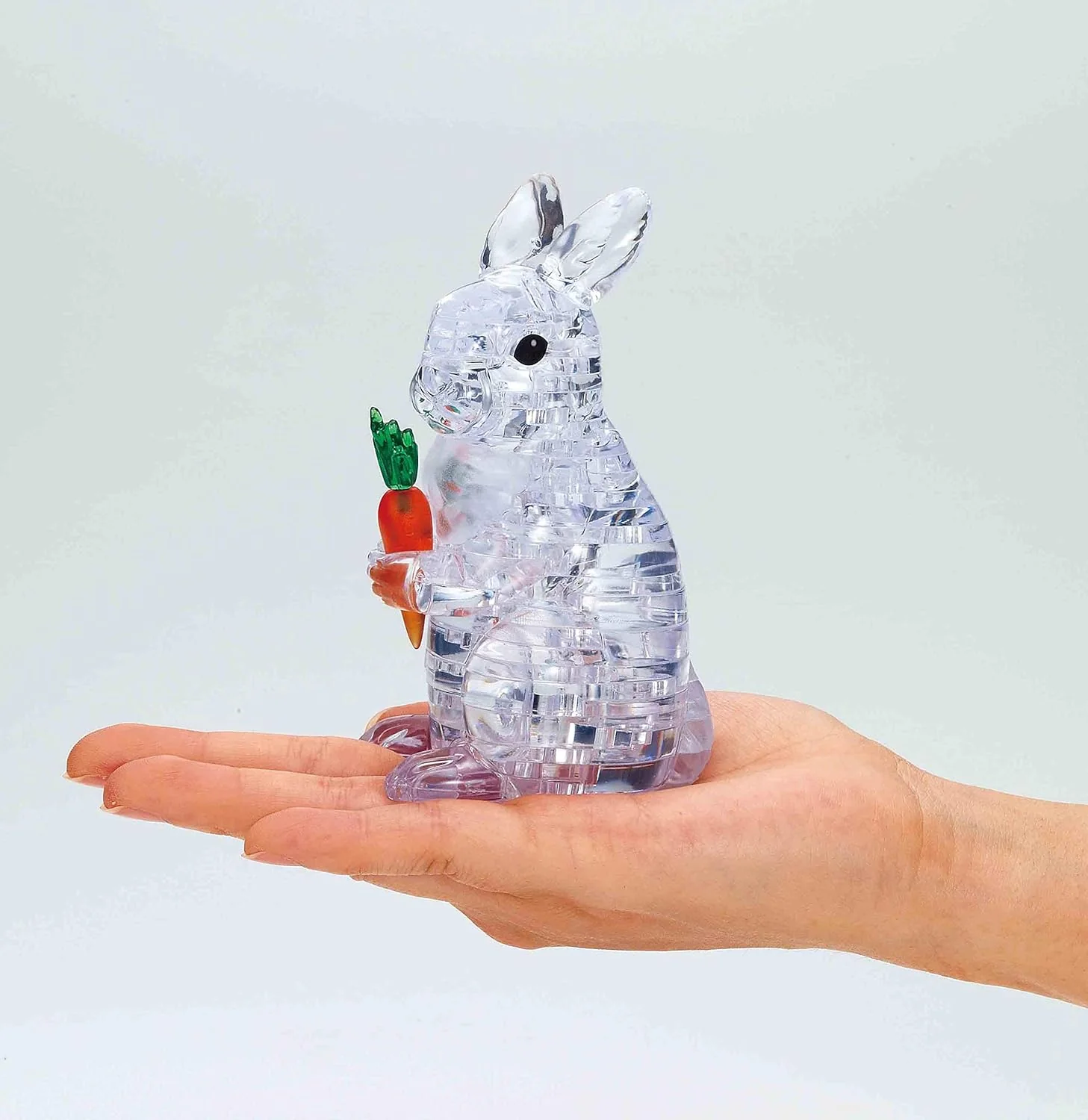 Beverly 50233 Crystal Puzzle Rabbit Clear 43 Pieces - Image 4