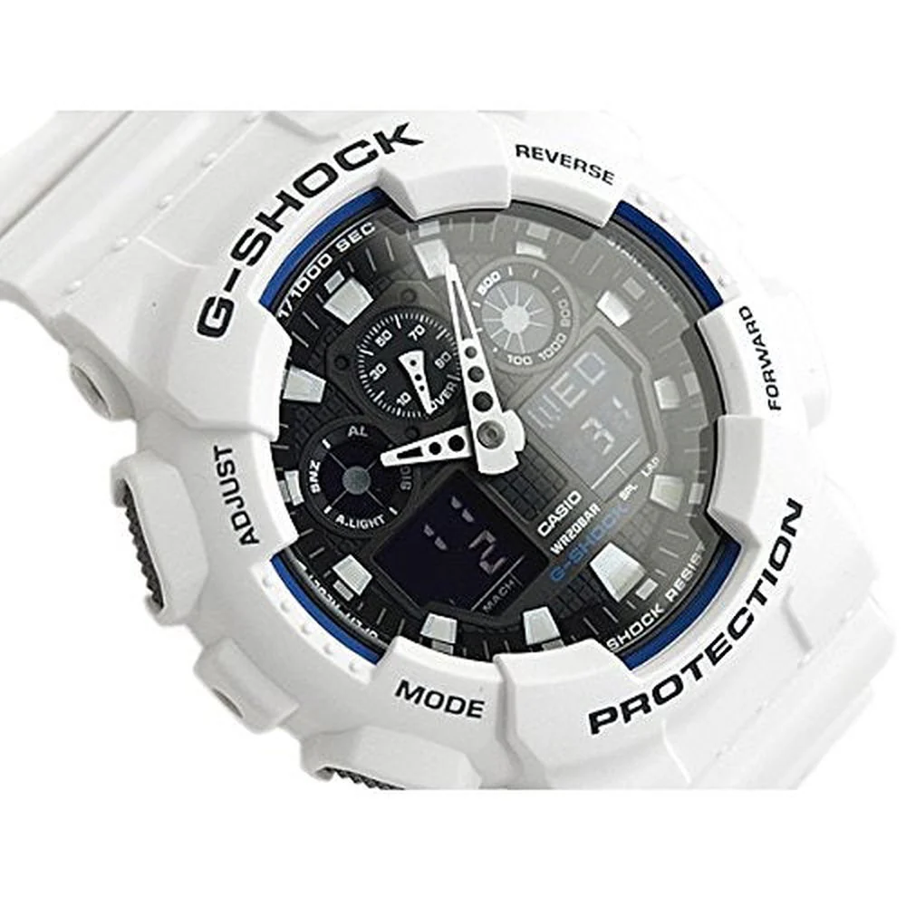 CASIO【海外カシオ正規工場製】G-SHOCK ハイパーカラーズ デジアナ メンズ腕時計GA100B-7A≪並行輸入品≫ - Image 7