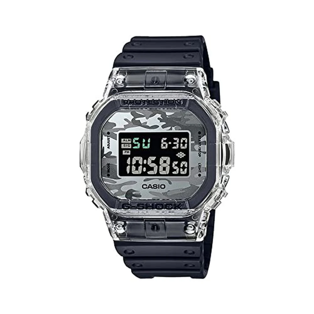 CASIO (カシオ) 腕時計 G-SHOCK(Gショック）DW-5600SKC-1 カモモフラージュ・スケルトンシリーズ デジアナ メンズ 海外モデル 【並行輸入】
