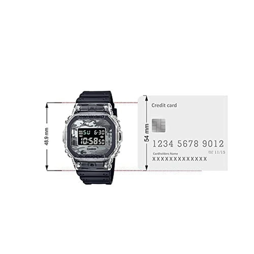 CASIO (カシオ) 腕時計 G-SHOCK(Gショック）DW-5600SKC-1 カモモフラージュ・スケルトンシリーズ デジアナ メンズ 海外モデル 【並行輸入】 - Image 3