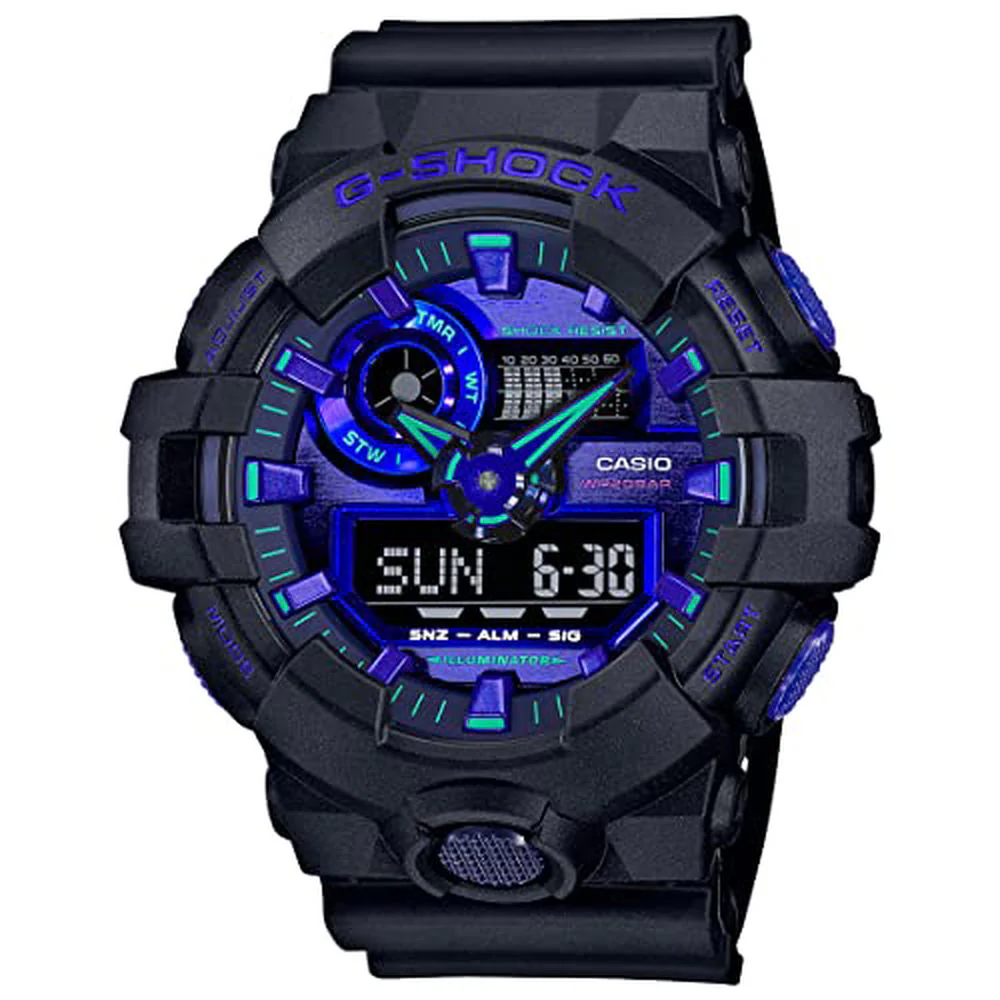 CASIO (カシオ) 腕時計 G-SHOCK(Gショック）GA-700VB-1A アナデジメンズ海外モデル [並行輸入品]