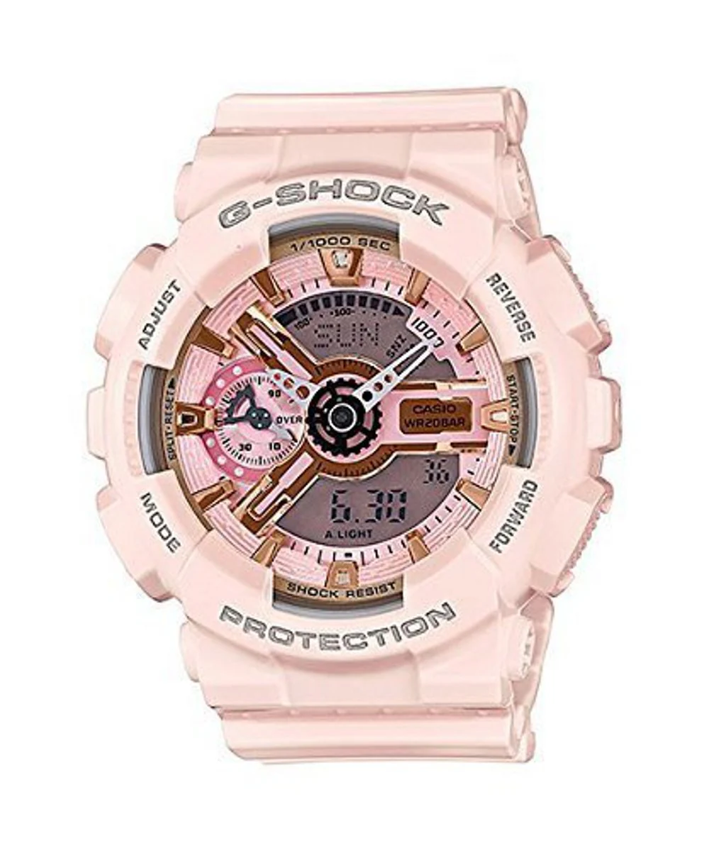 [Casio(カシオ)] 腕時計 G-Shock GMAS110MP-4A1 S Series Analog Digital Pink Watch [並行輸入品]