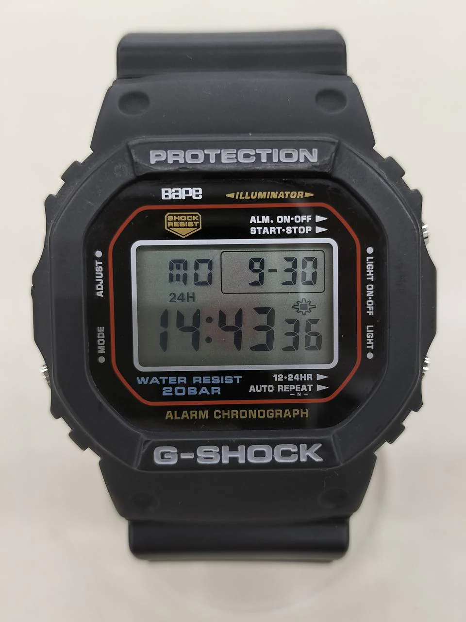 CASIO×A BATHING APE Casio APE collaboration G-SHOCK Limited to 1000 pieces DW-5000