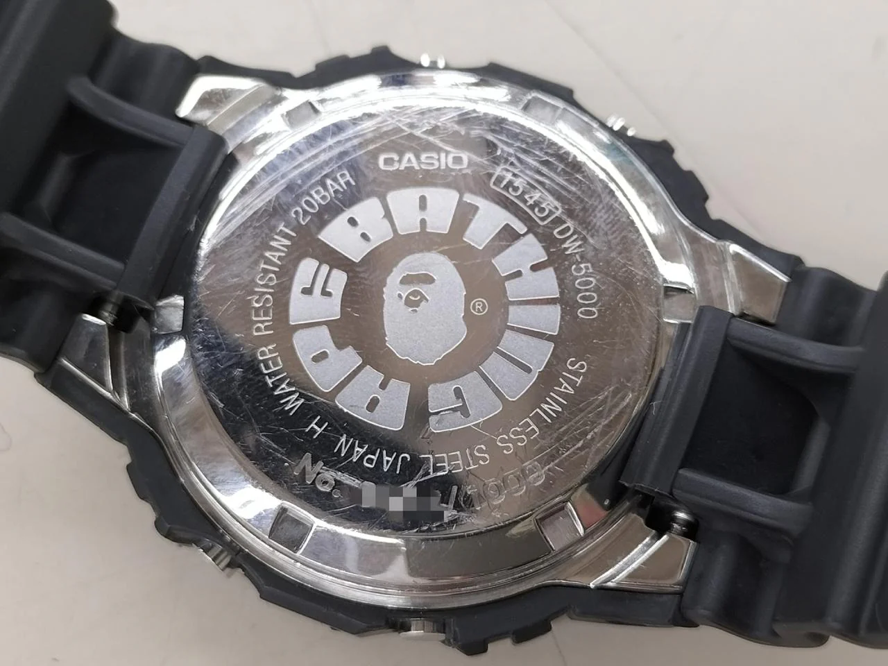 CASIO×A BATHING APE Casio APE collaboration G-SHOCK Limited to 1000 pieces DW-5000 - Image 9