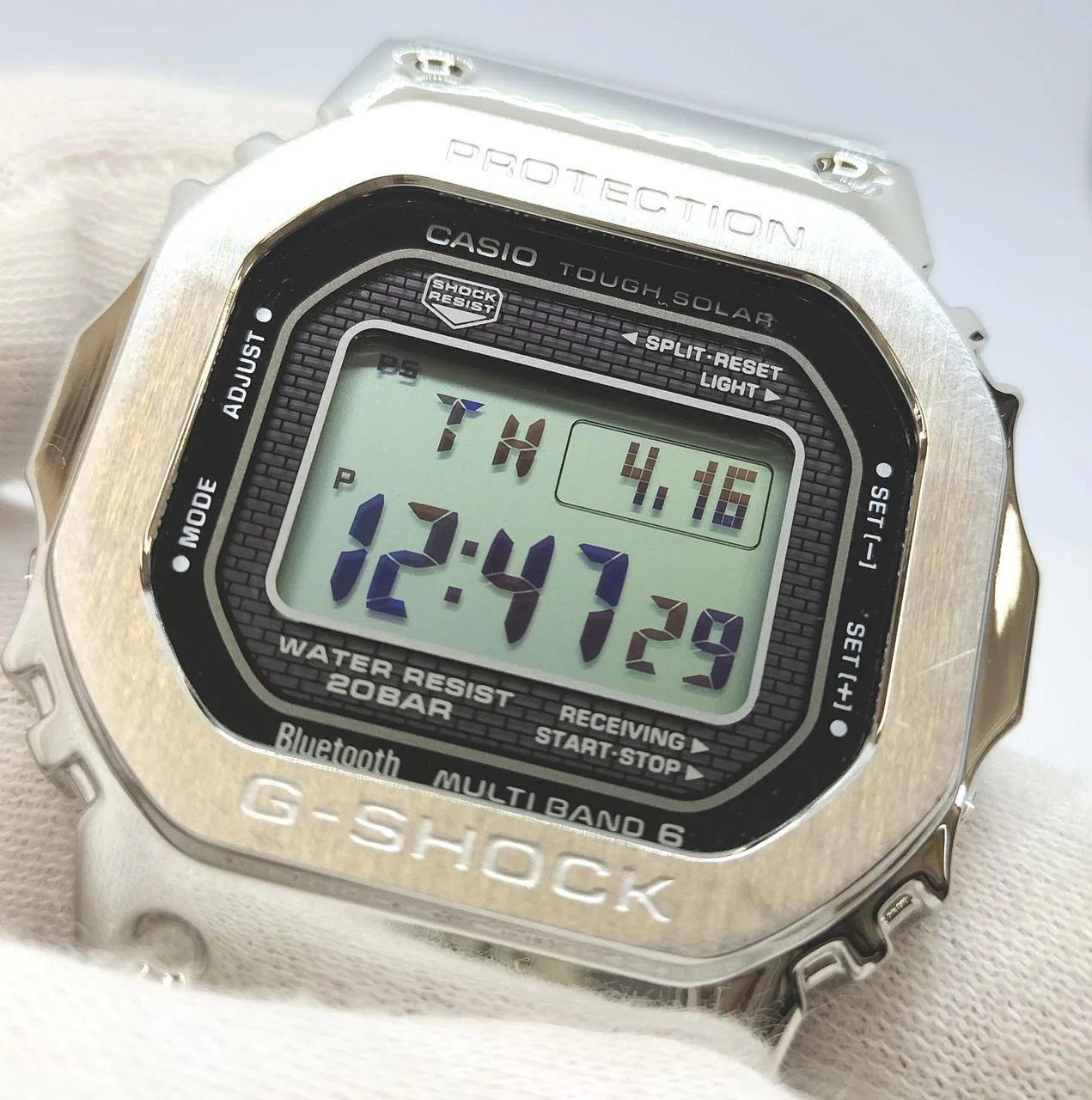 CASIO Full Metal Bluetooth Equipped Tough Solar G-SHOCK GMW-B5000-1JF - Image 4