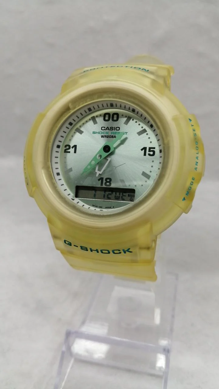 CASIO G-SHOCK AW-500NS Yellow x Blue