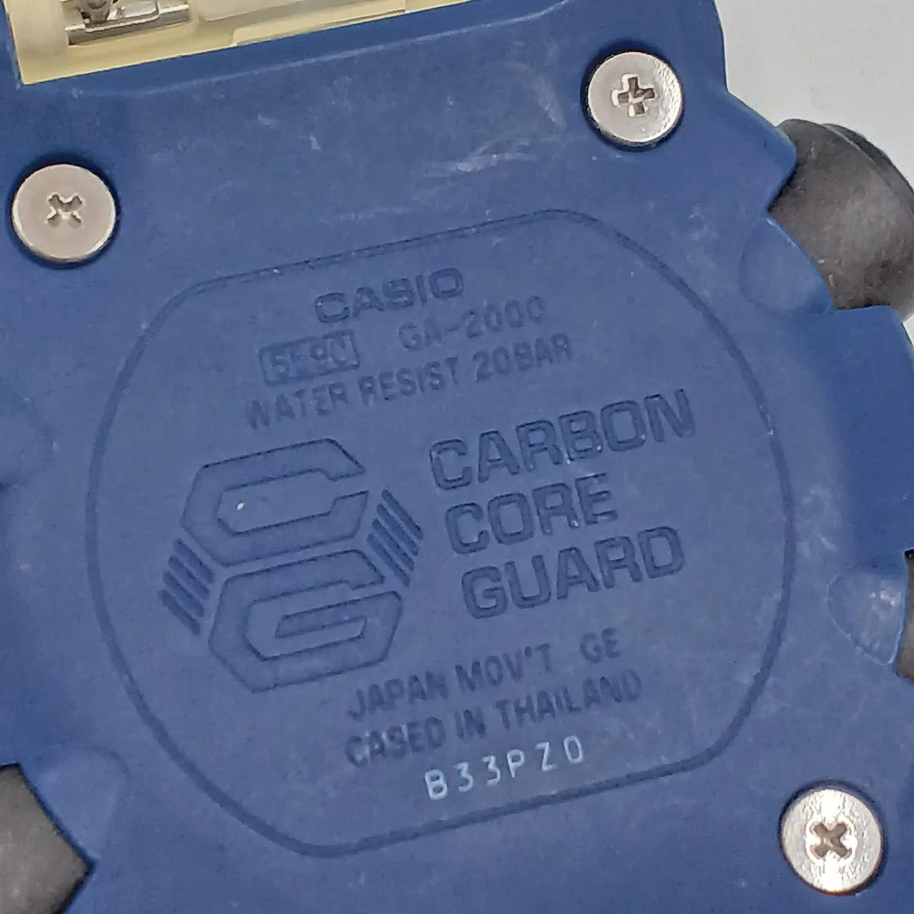 CASIO G-SHOCK Clear Blue GA-2000HC-7AJF - Image 6