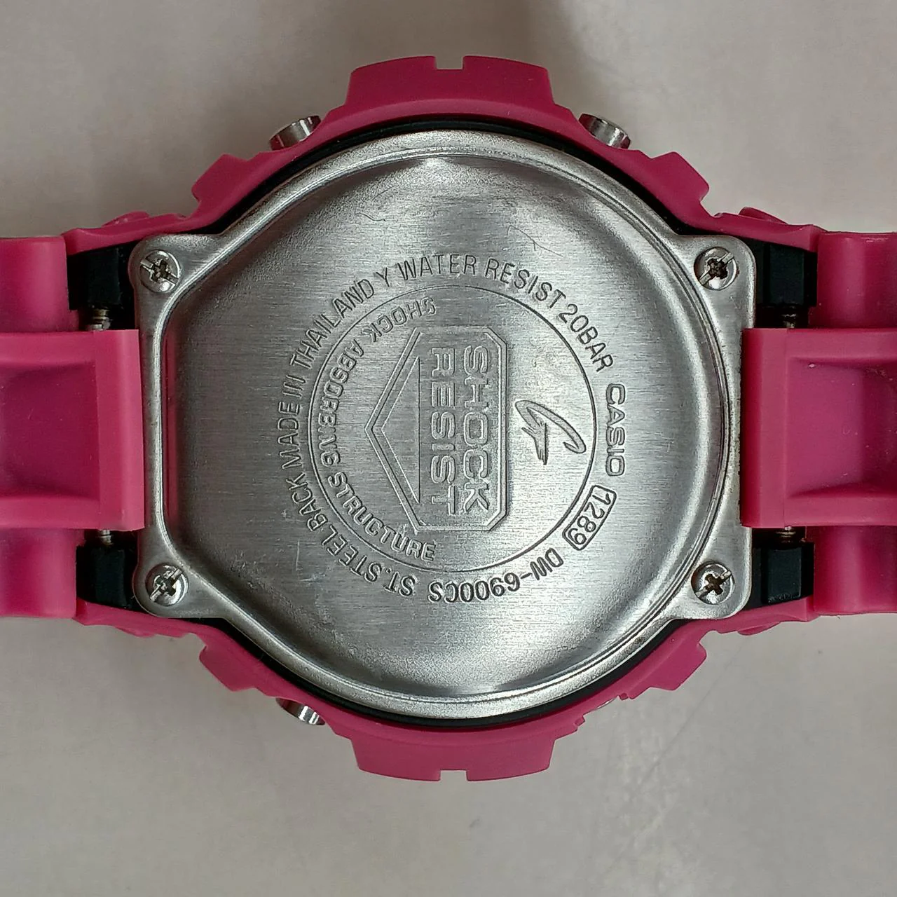 CASIO G-SHOCK DW-6300CS Pink Quartz Condition B - Image 8