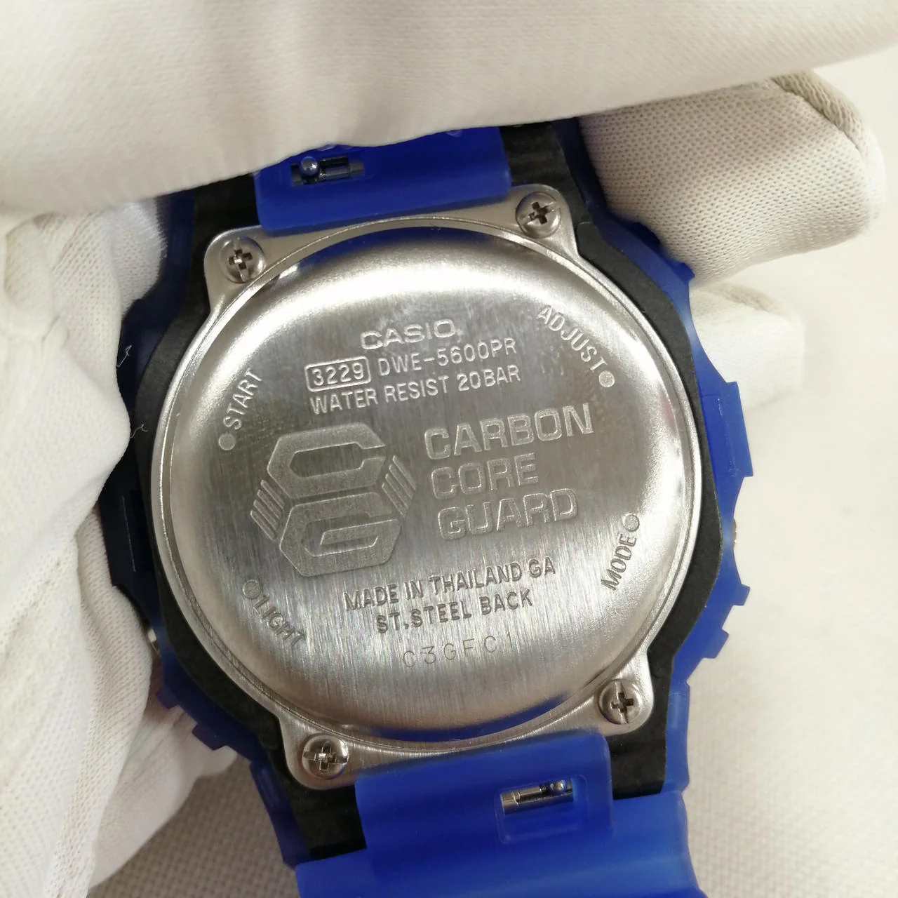 CASIO G-SHOCK DWE-5600PR Blue x Pink - Image 9