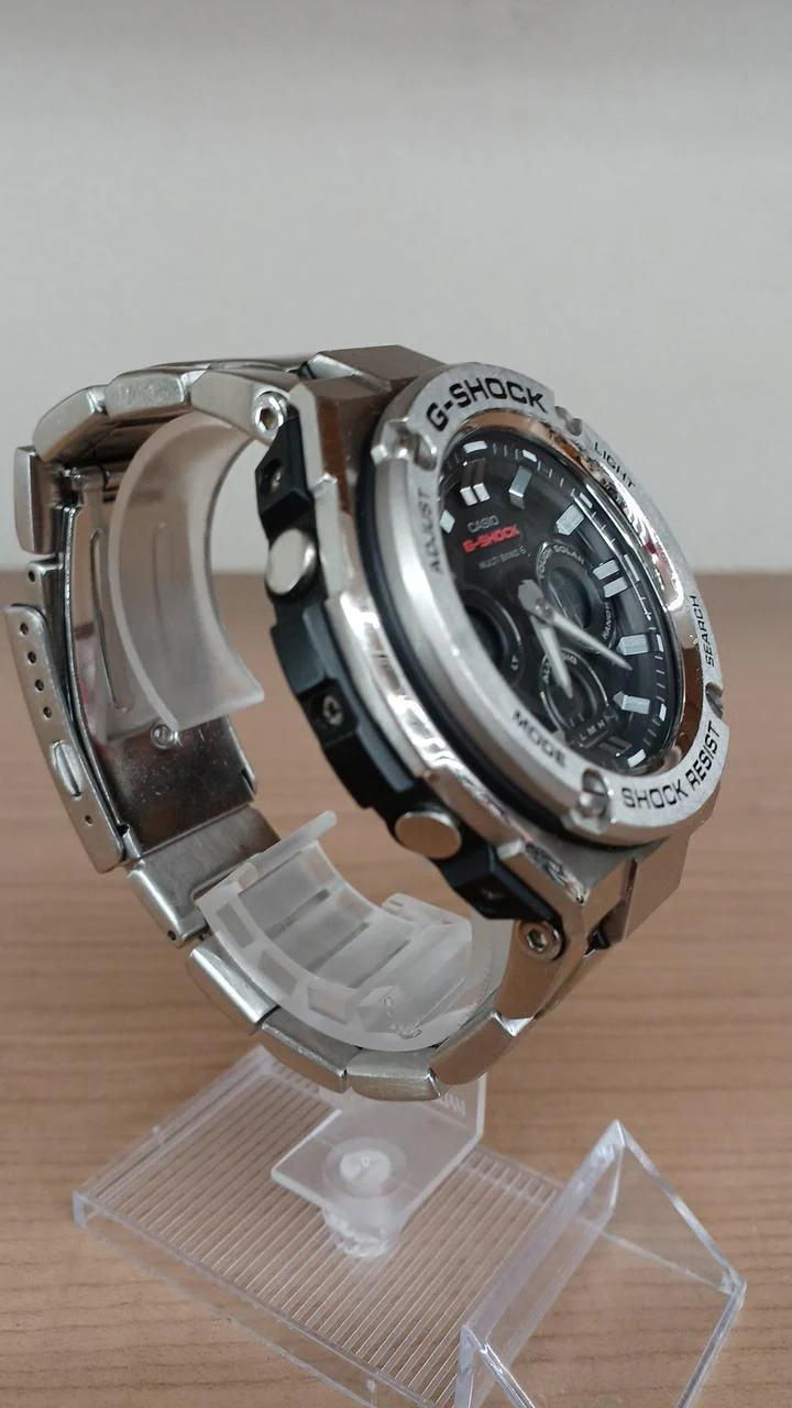 CASIO G-SHOCK G-STEEL GST-W310D Silver Solar Radio Controlled, with scratches, Rank B - Image 5