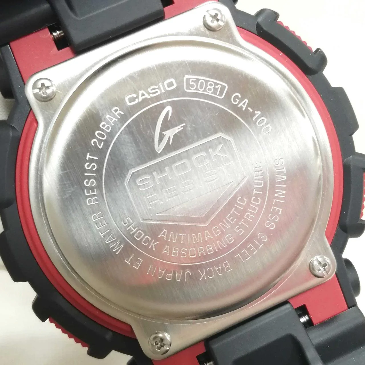 CASIO G-SHOCK GA-100-1A4DR Black - Image 8