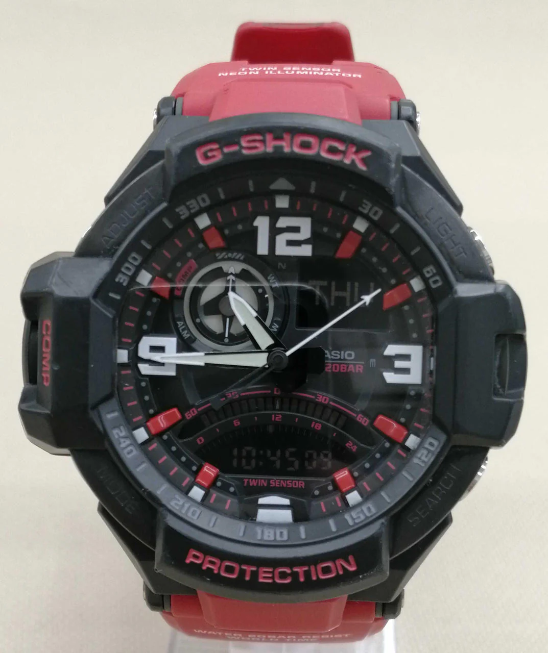 CASIO G-SHOCK GA-1000 Black/Red