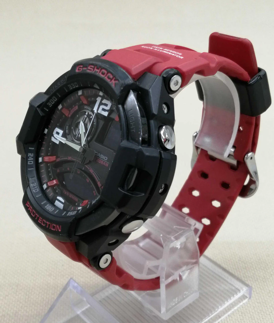 CASIO G-SHOCK GA-1000 Black/Red - Image 2