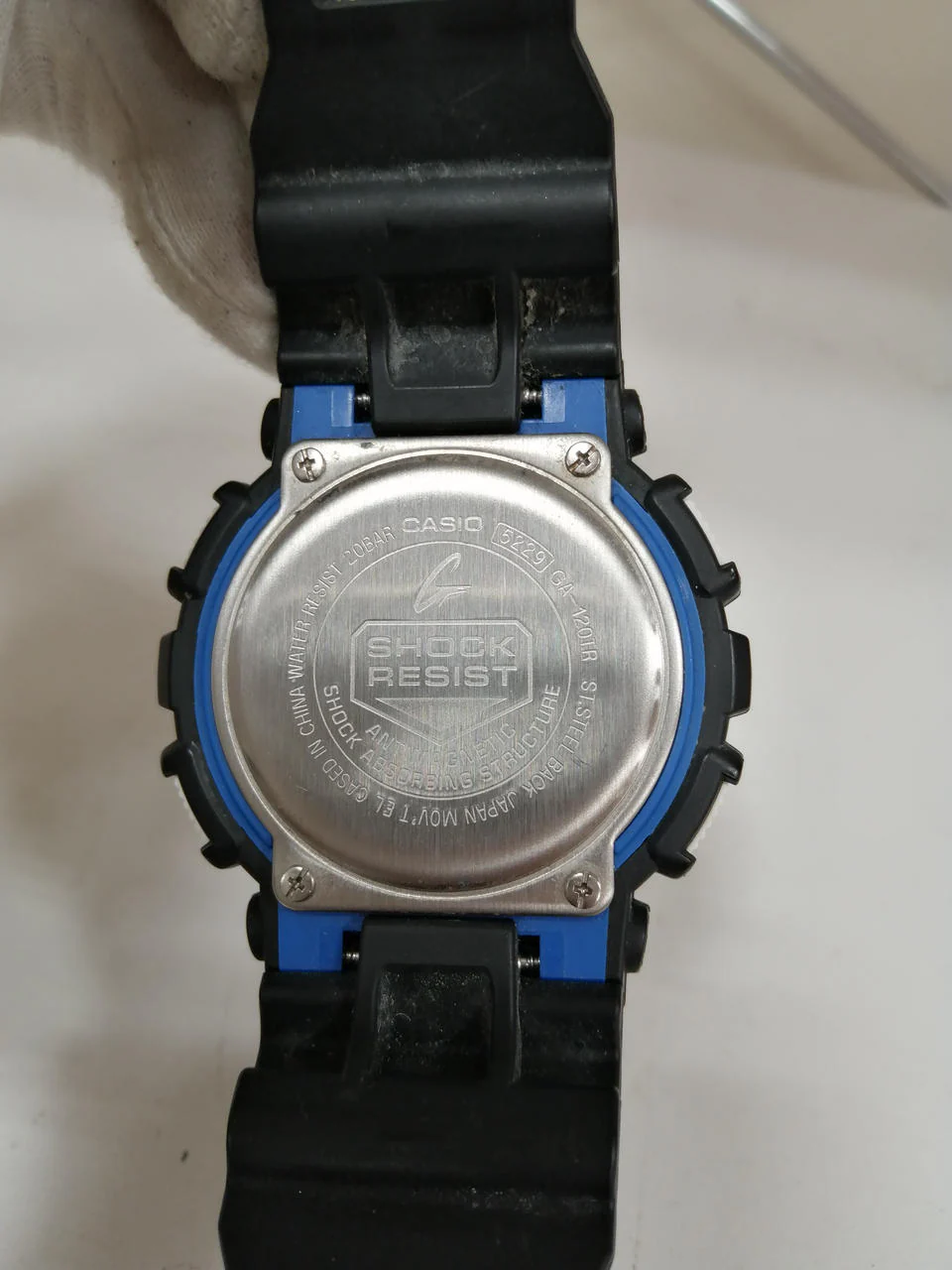 CASIO G-SHOCK GA-120TR Black x Red x Blue - Image 9