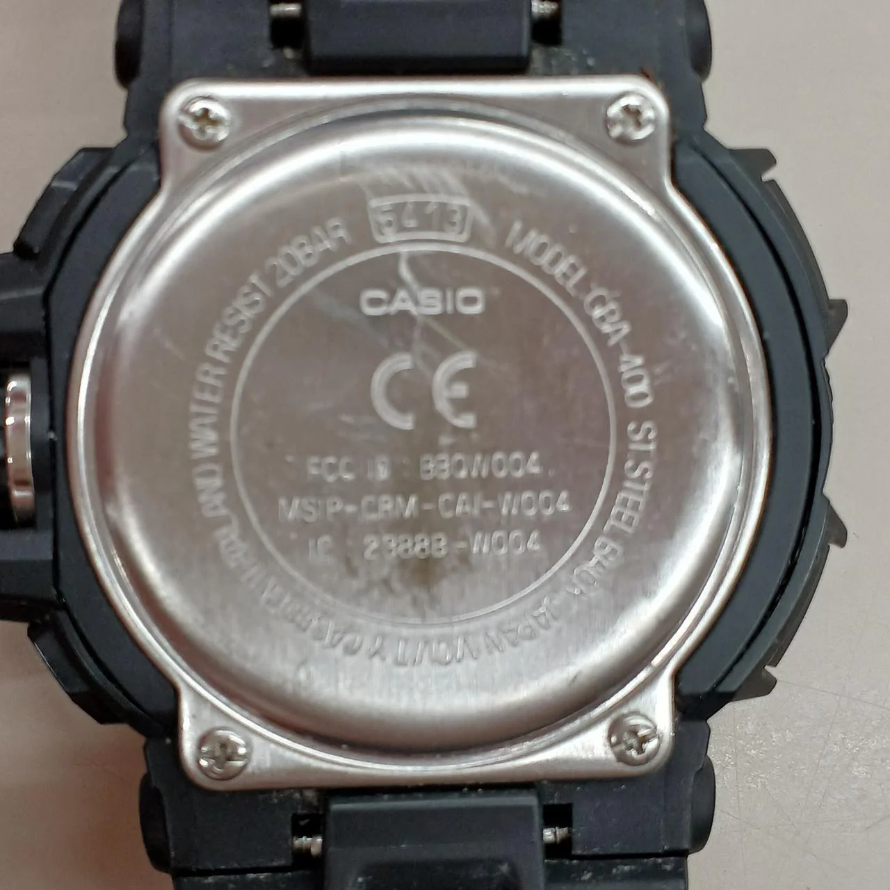CASIO G-SHOCK GBA-400 Black Condition B - Image 5