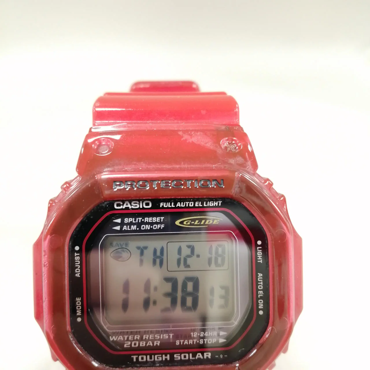 CASIO G-SHOCK GL-200 Red, shows signs of use - Image 4