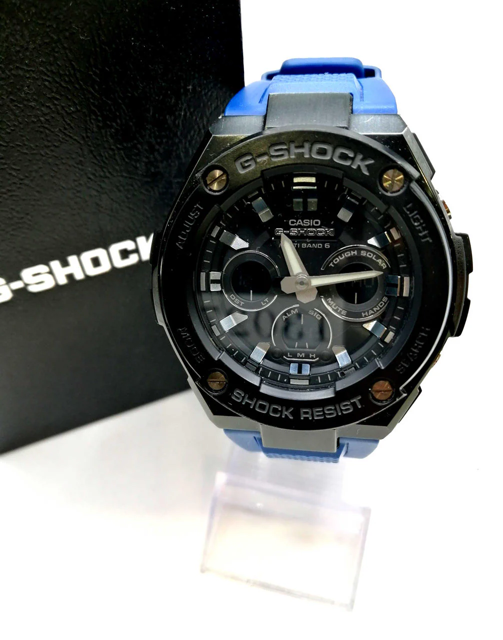 CASIO G-SHOCK GST-W300G blue band - Image 2
