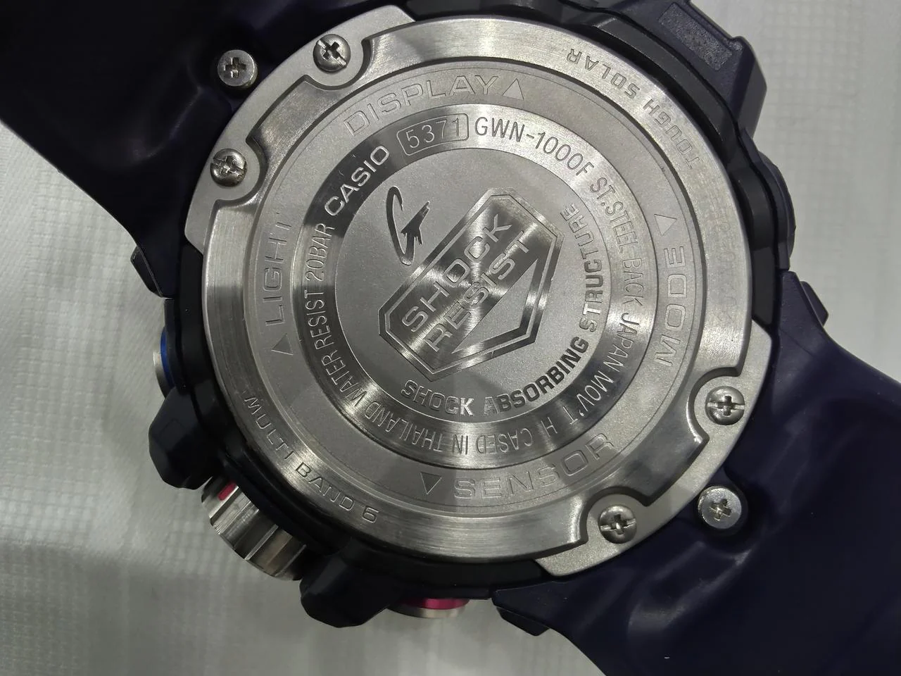 CASIO G-SHOCK Gulfmaster Tough Solar/Radio-controlled GWN-1000F - Image 3