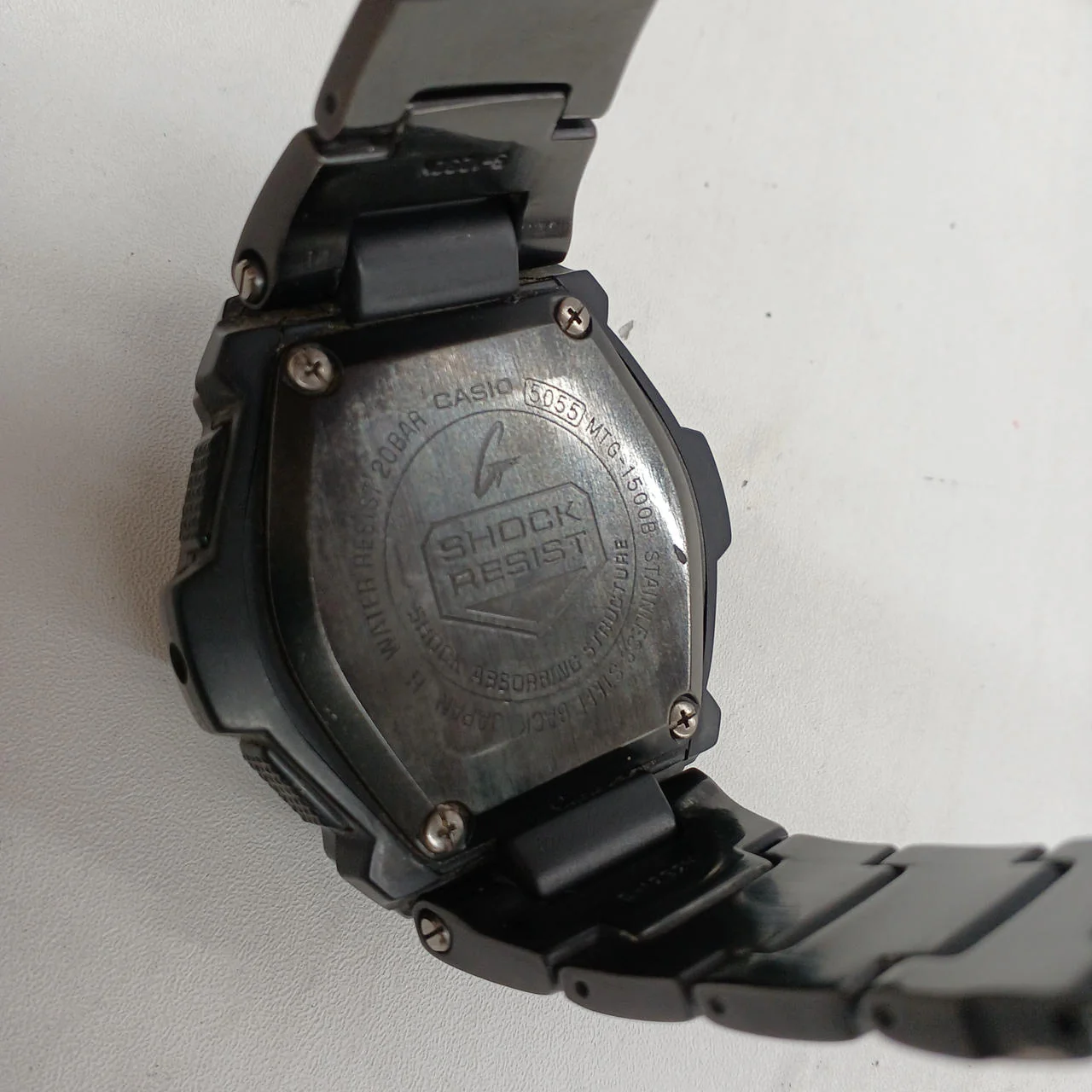 CASIO G-SHOCK MTG-1500B/BLK/Scratches - Image 4