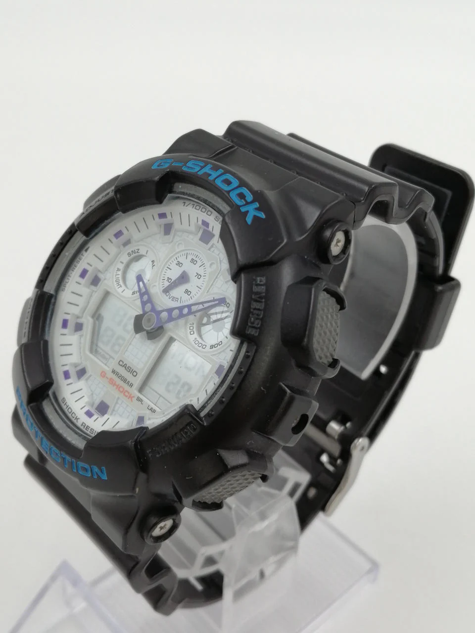 CASIO G-SHOCK Quartz Analog Watch GA-100A - Image 3