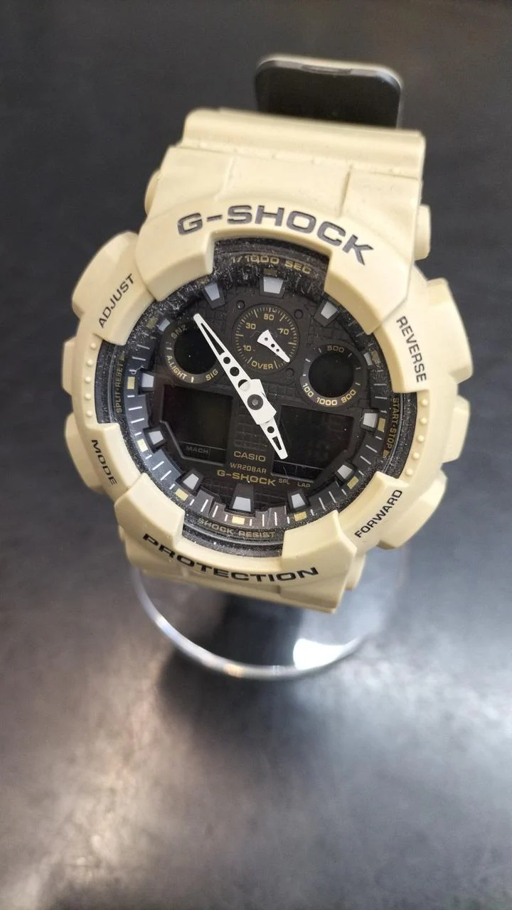 CASIO G-SHOCK Quartz GA-100L Battery Replaced - Image 2