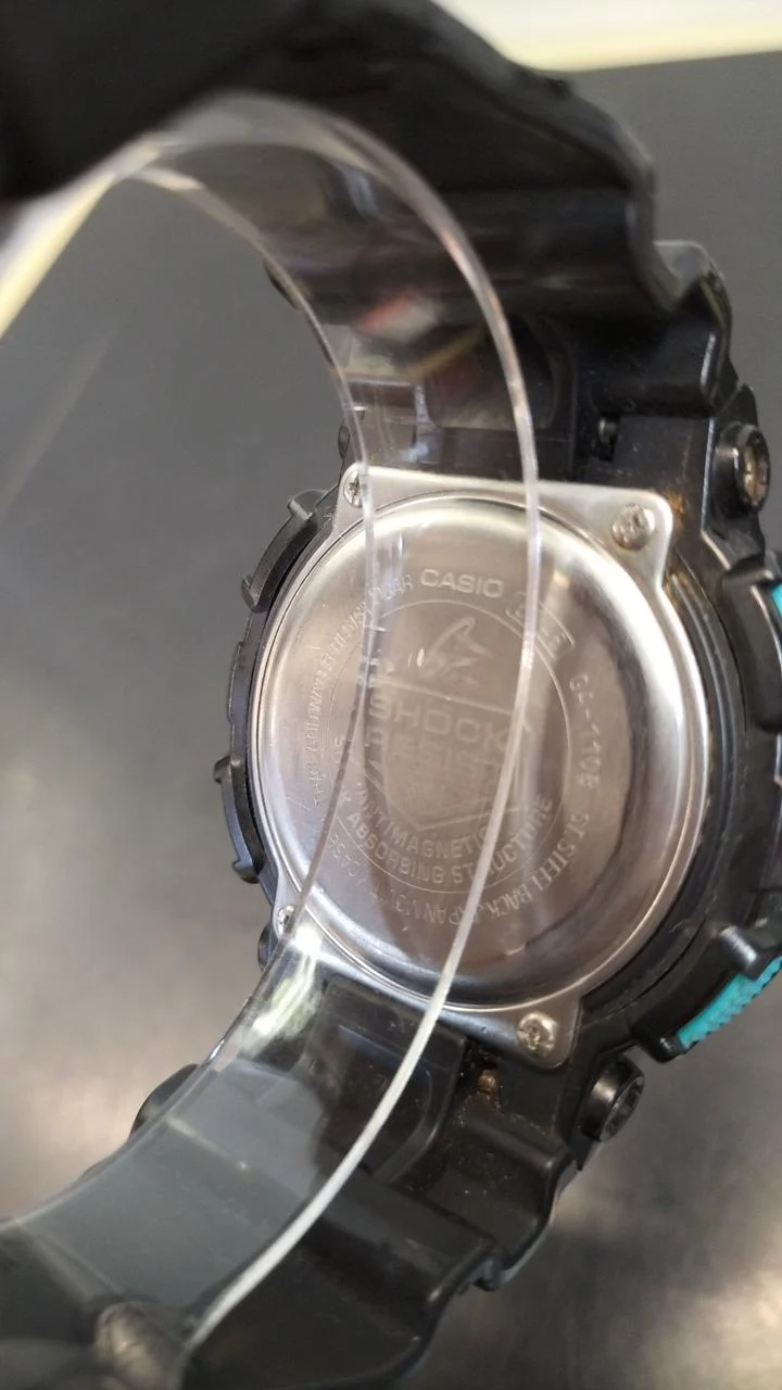 CASIO G-SHOCK Quartz GA-110B Blue Dial - Image 6