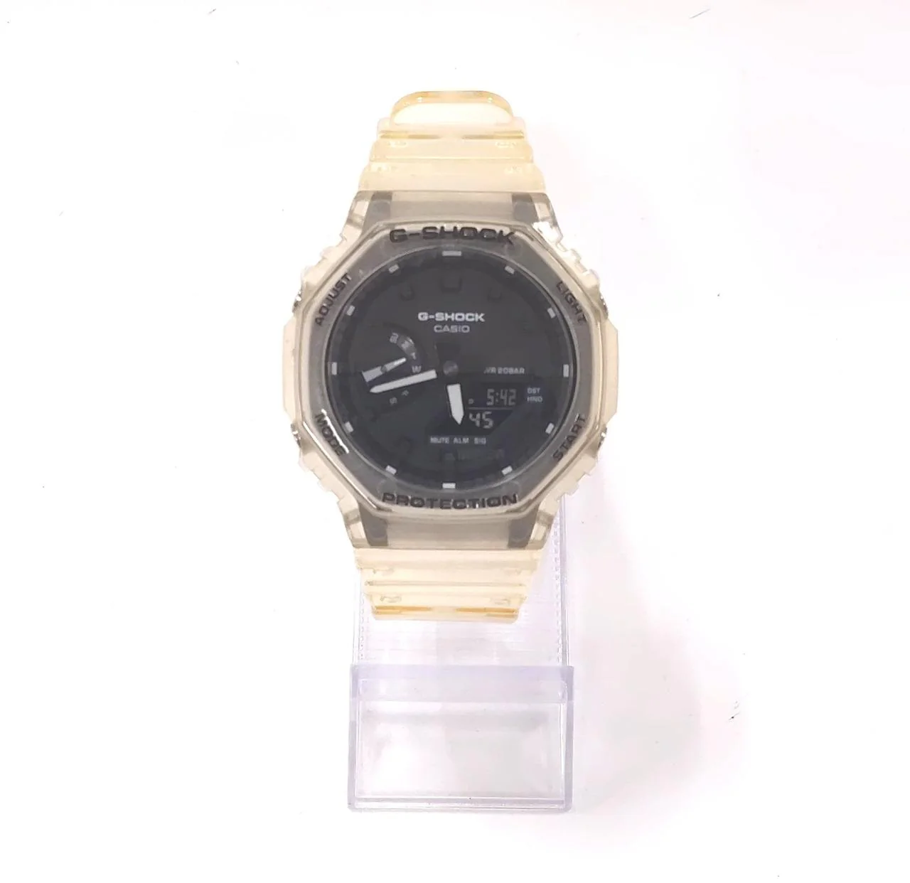 CASIO G-SHOCK Quartz GA-2100SKE Clear