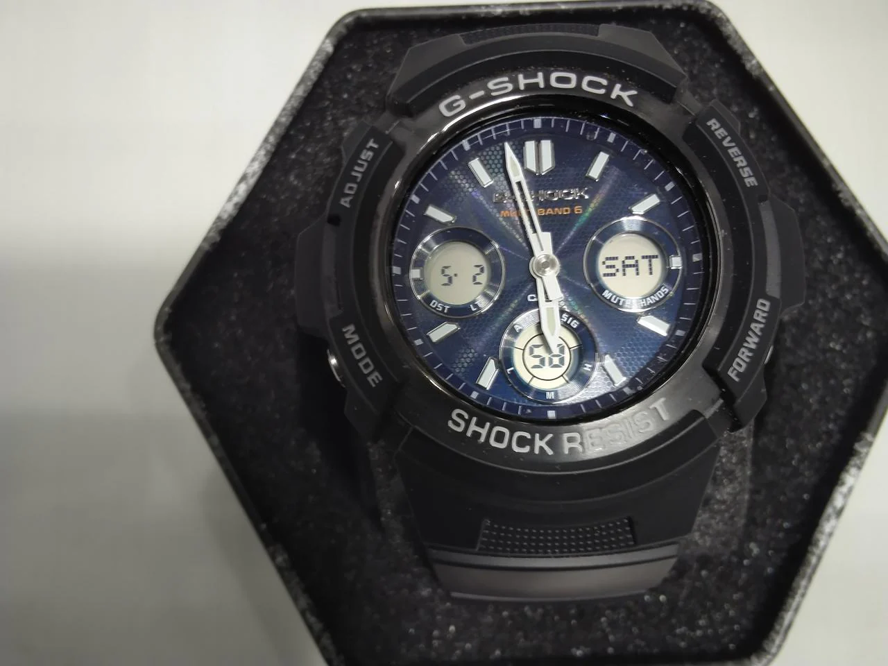 CASIO G-SHOCK Radio Controlled/Solar Model AWG-M100SB-2AER - Image 2
