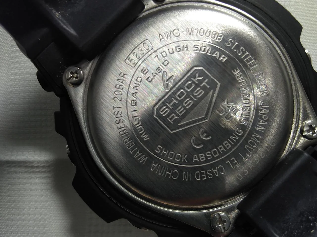 CASIO G-SHOCK Radio Controlled/Solar Model AWG-M100SB-2AER - Image 3