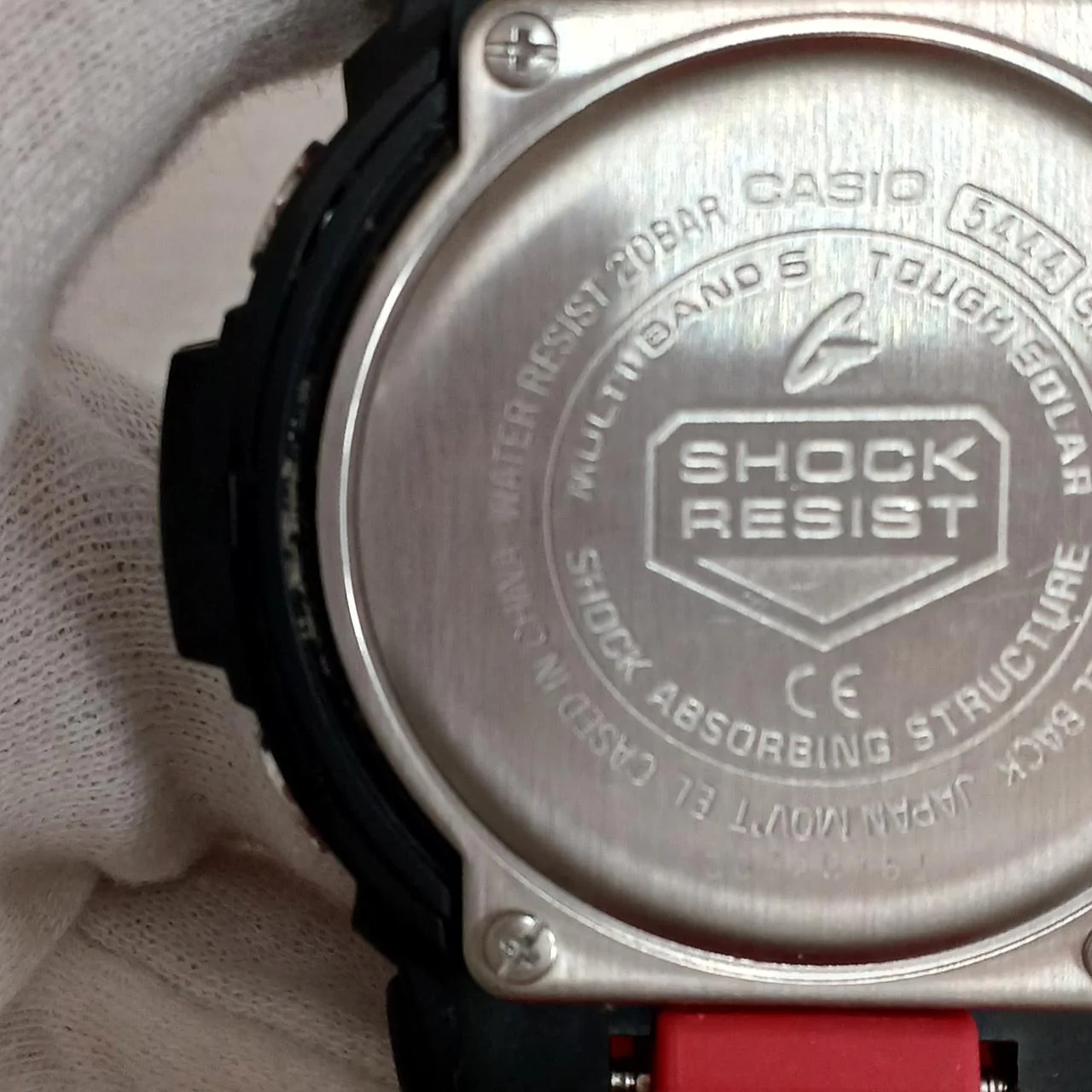 CASIO G-SHOCK Radio Solar Watch REDxBLK GAW-100RB - Image 7