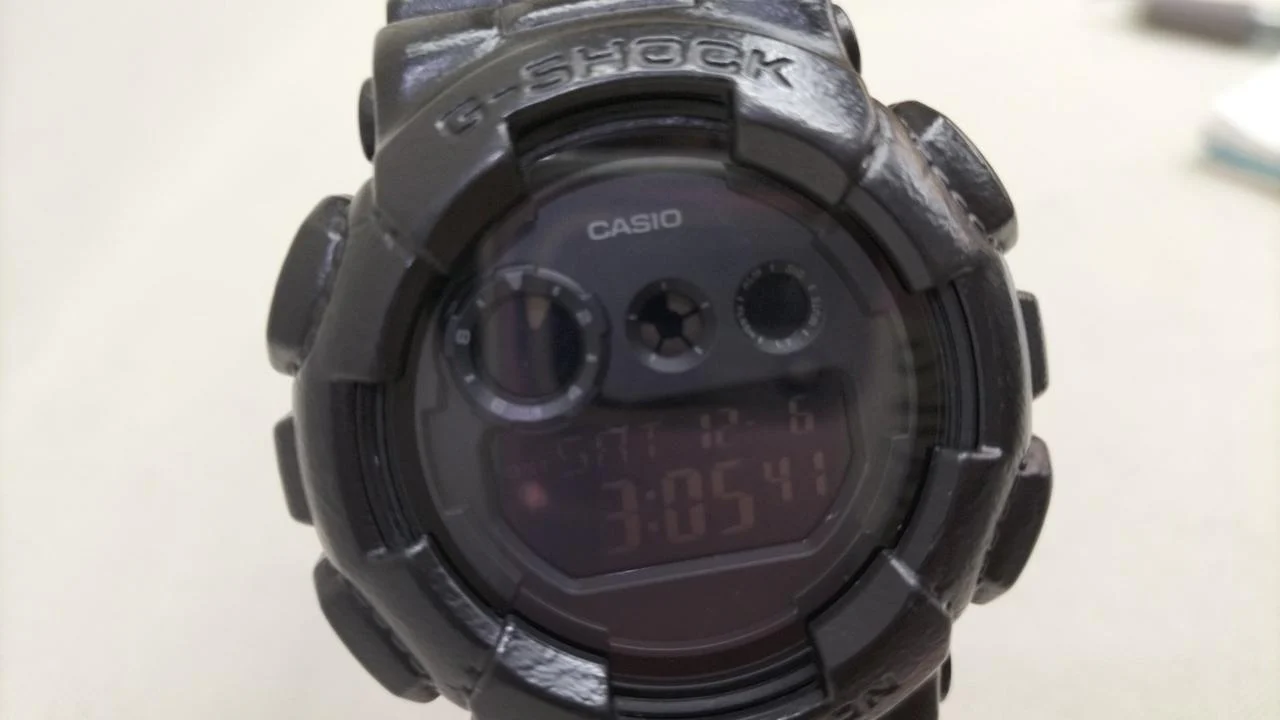 CASIO G-SHOCK *Signs of use GD-120BT-1JF BLACK OUT TEXTURE - Image 2