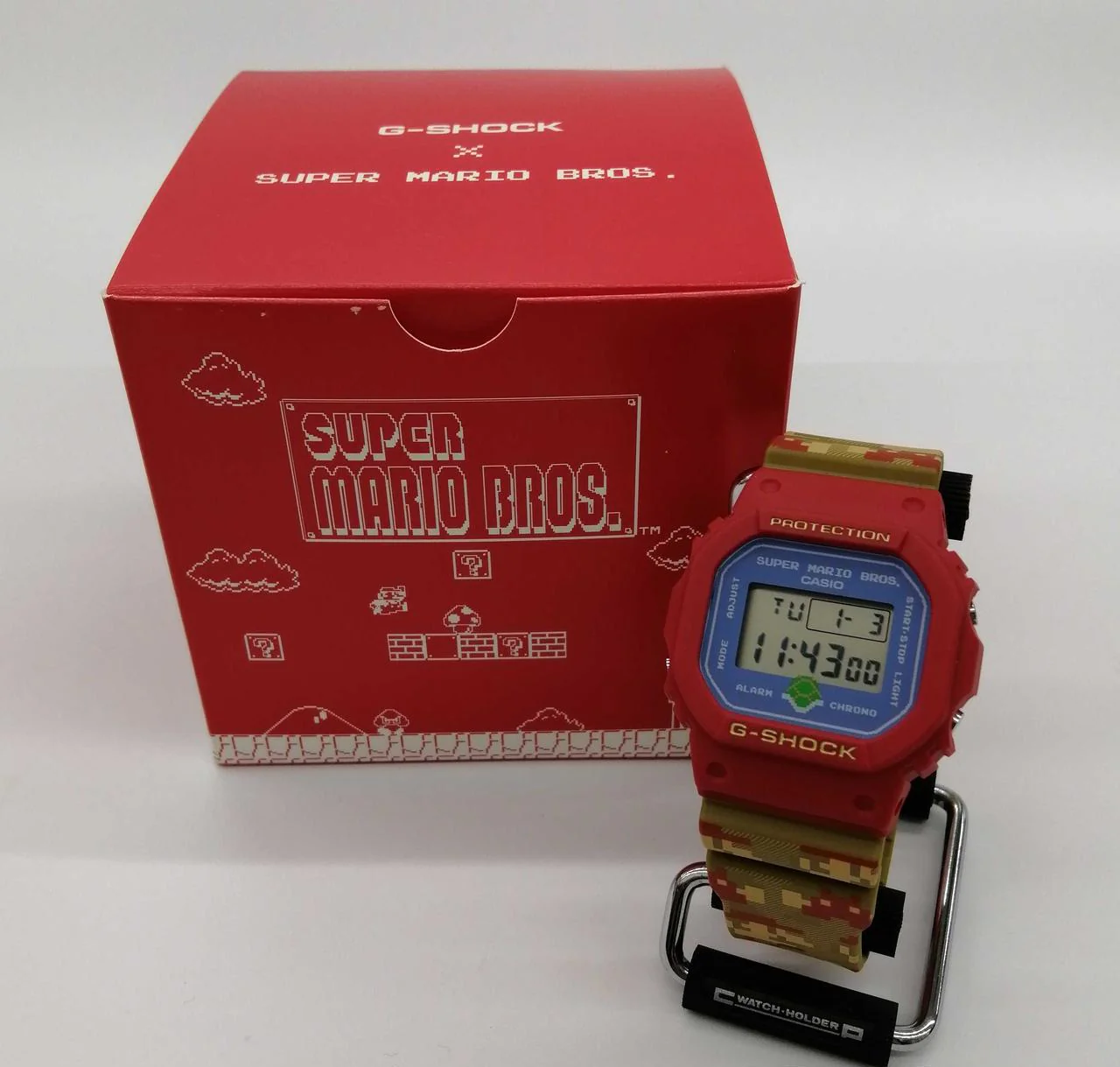 CASIO G-SHOCK Super Mario Bros. Collaboration Model DW-5600SMB