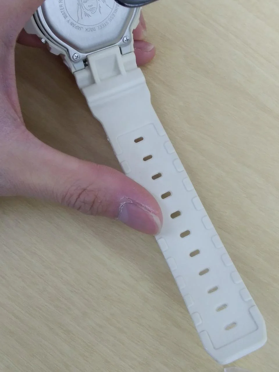 CASIO G-SHOCK x X-GIRL Collaboration 30th Anniversary Model DW-6900FS WHITE - Image 7
