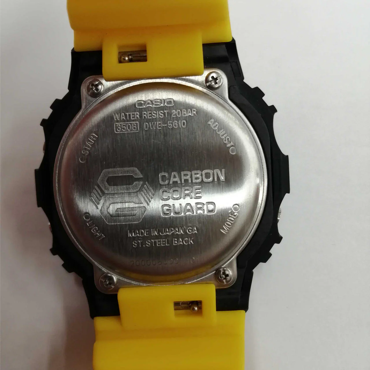 CASIO G-SHOCK YEL×BLK DWE-5610 - Image 3