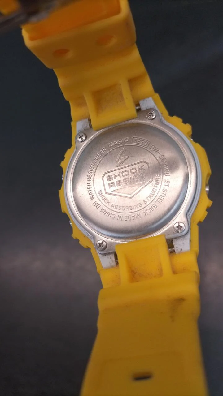 CASIO G-SHOCK Yellow DW-5600 body only - Image 6