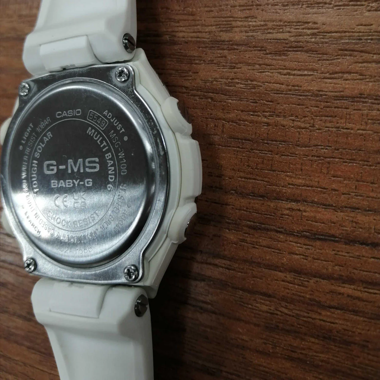 CASIO GMS BABY-G G-SHOCK WHT/MSG-W100 - Image 9