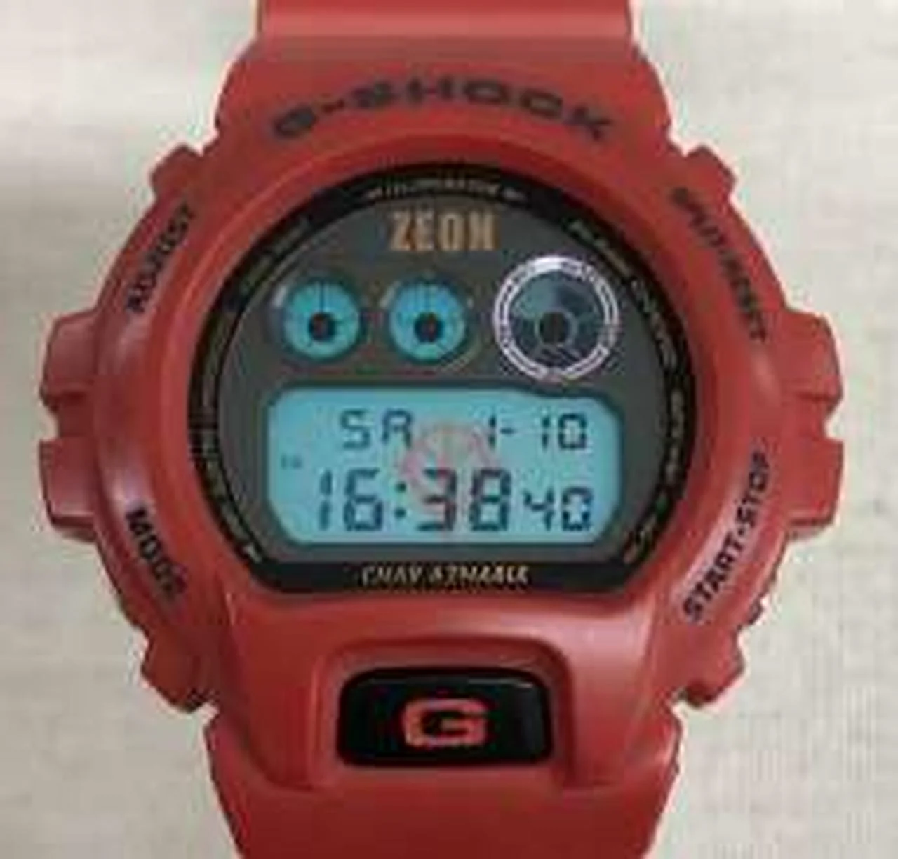 CASIO×GUNDAM Wristwatch G-SHOCK DW-6900FS MS-06S ZAKU II - Image 6