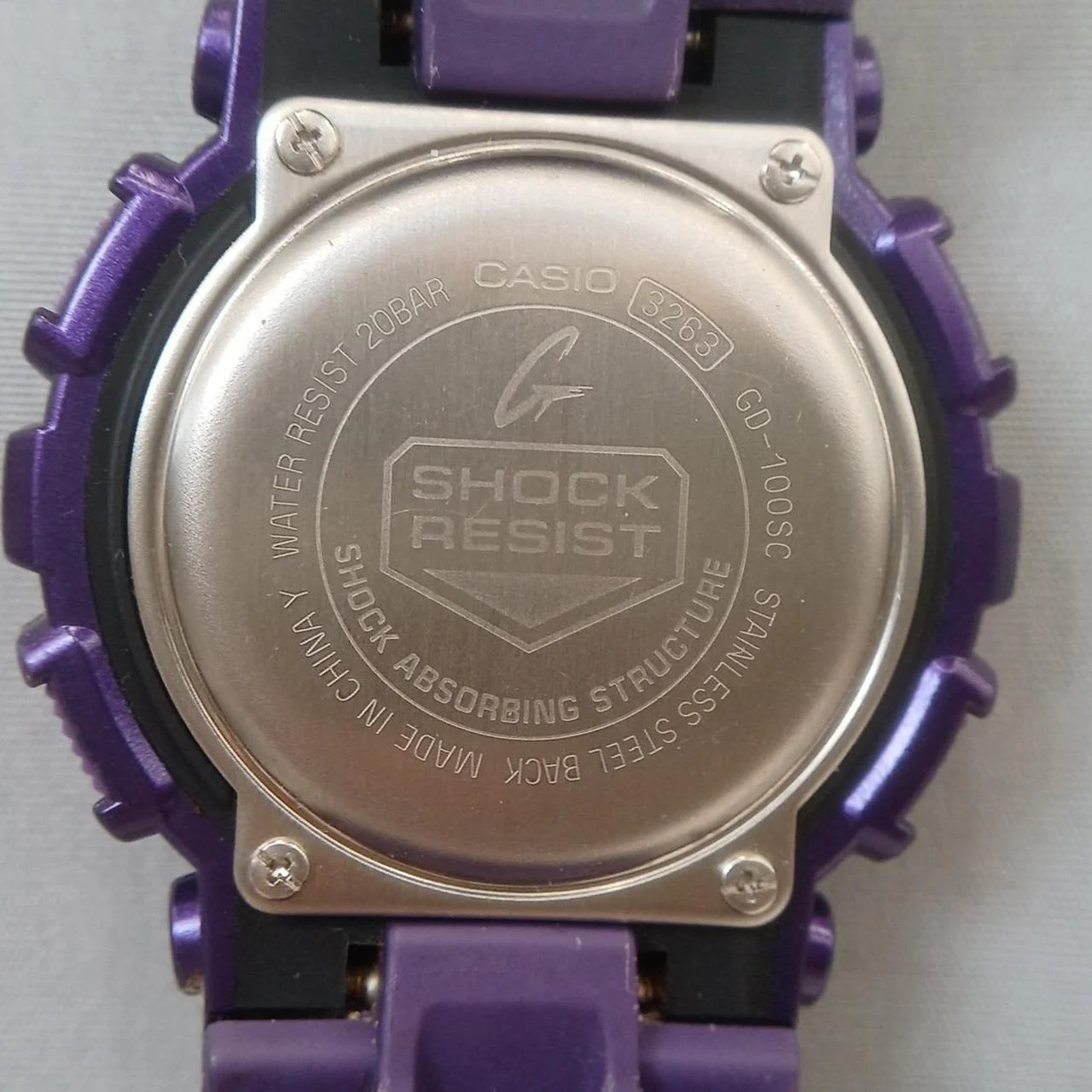 CASIO Quartz Watch G-SHOCK GD-100SC - Image 7