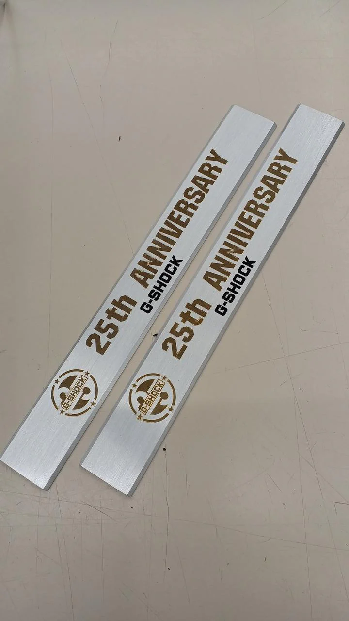 CASIO Sign plate set for CASIO 25TH tray sign plate