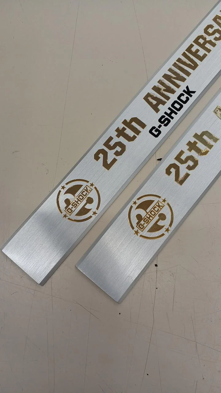 CASIO Sign plate set for CASIO 25TH tray sign plate - Image 2