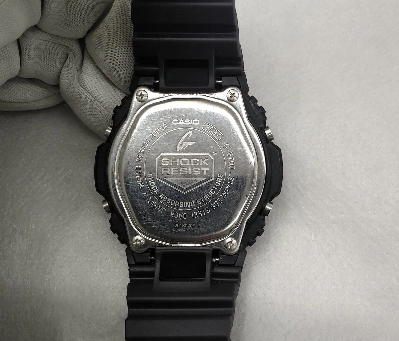 CASIO Solar G-SHOCK G-5700 Black - Image 4