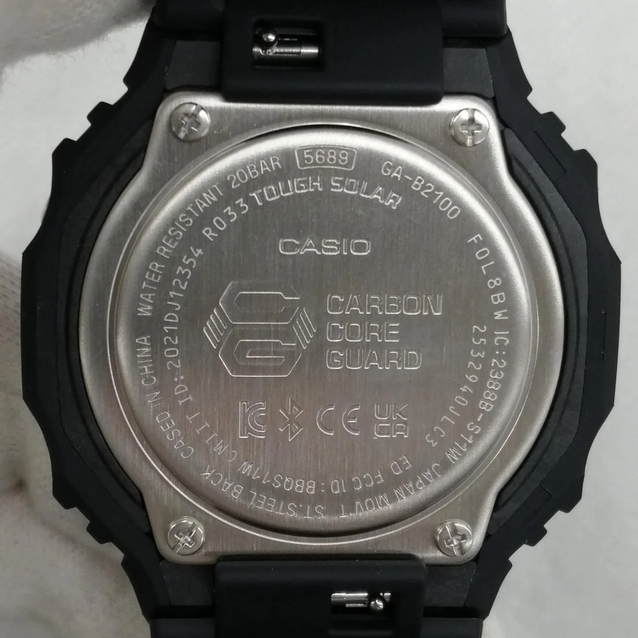 CASIO Solar G-SHOCK GA-B2100-1A1JF - Image 8