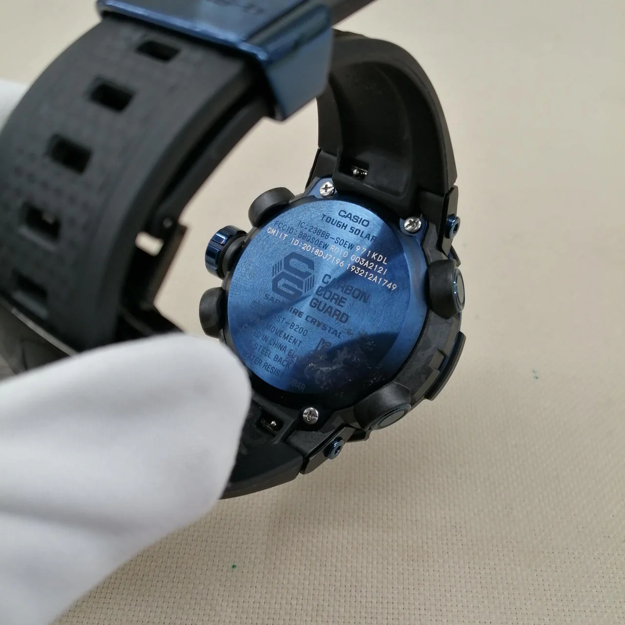 CASIO Solar G-SHOCK GST-B200 Blue - Image 5