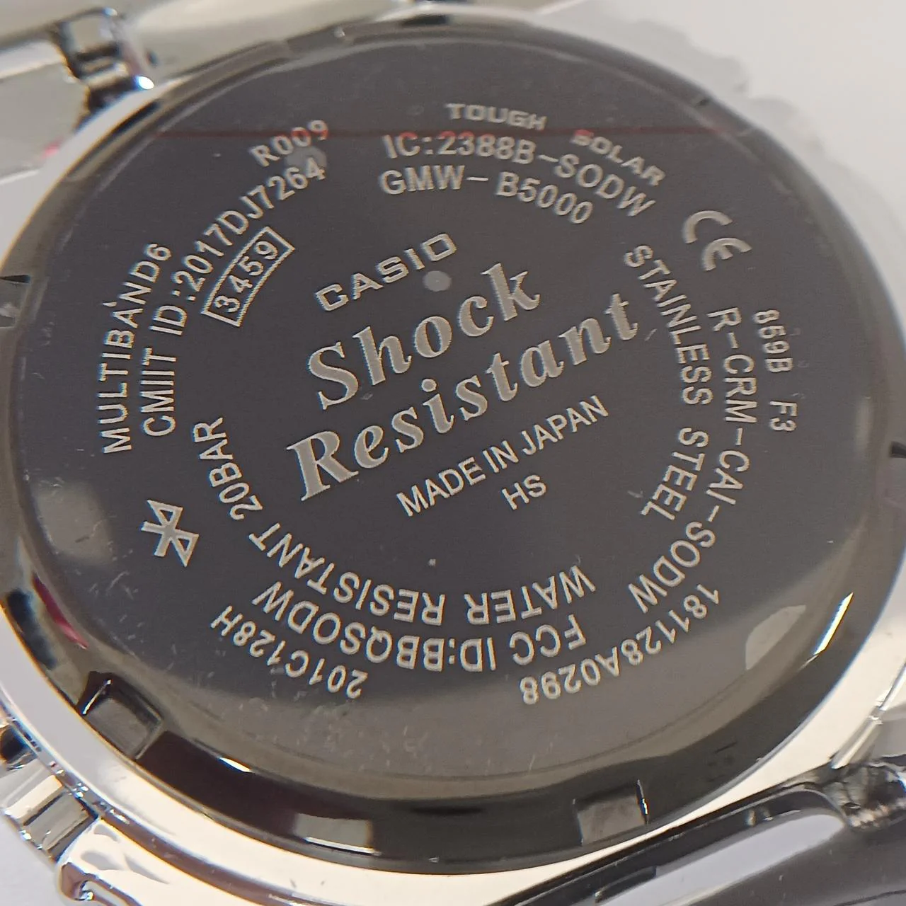 CASIO Solar radio-controlled watch G-SHOCK GMW-B5000 - Image 9